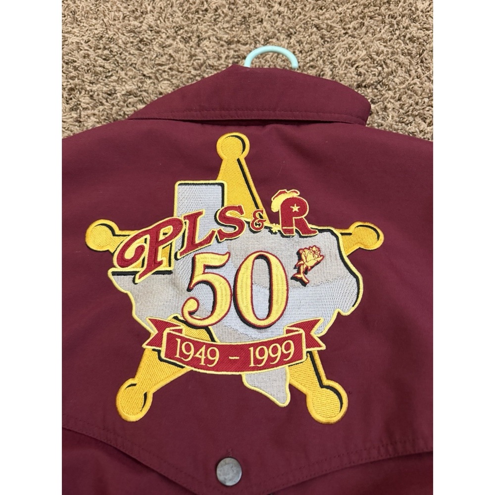 Vintage 90's Bee Wild Pasadena Live Stock & Rodeo Jacket Embroidered Men Sz 3XL
